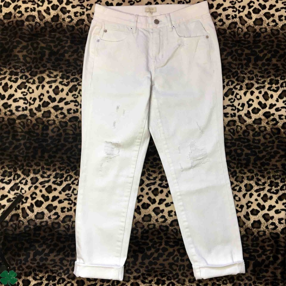 NWT J.Crew Boyfriend Distress Jeans Size 25 - Picture 5 of 10
